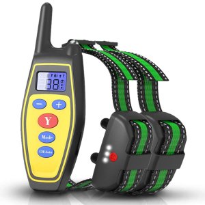 2 in 1 Dog Training Collar Automatic Anti Bark Control with Remote Rechargeable and Rainproof 2 in 1 Dog Training Collar Automatic Anti Bark Control with Remote Rechargeable and Rainproof