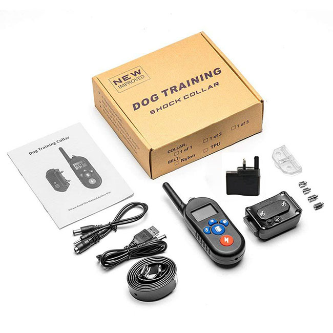 Dog Training Collar with Remote Rechargeable and Waterproof Pet Trainer
