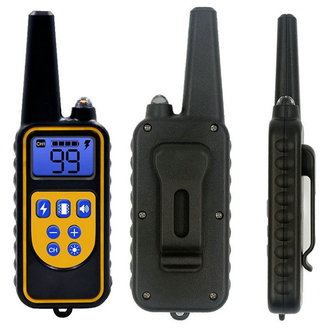 dog training collar 800M remote rechargeable and waterproof dog trainer for 3 dogs